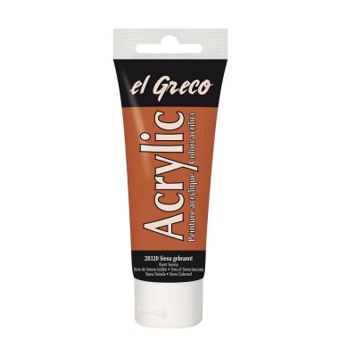 el Greco Acrylfarbe siena gebrannt