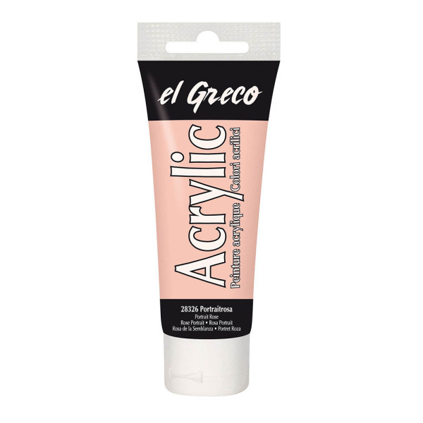 4000798283261 - El Greco Acrylic Tube portraitrosa 75 ml Künstlerfarben - Kreul 4000798283261 - El Greco Acrylic Tube portraitrosa 75 ml Künstlerfarben - Kreul
