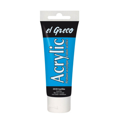 el Greco Acrylfarbe azurblau el Greco Acrylfarbe azurblau