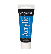 el Greco Acrylfarbe azurblau dunkel