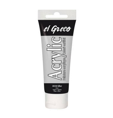el Greco Acrylfarbe silber el Greco Acrylfarbe silber