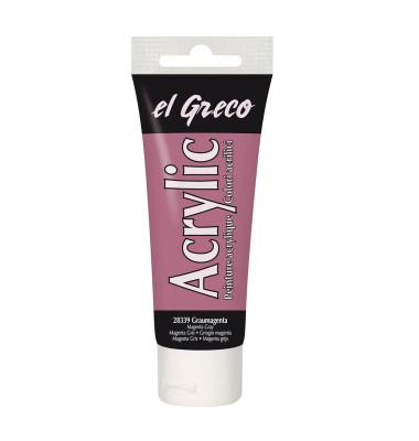 el Greco Acrylfarbe graumagenta