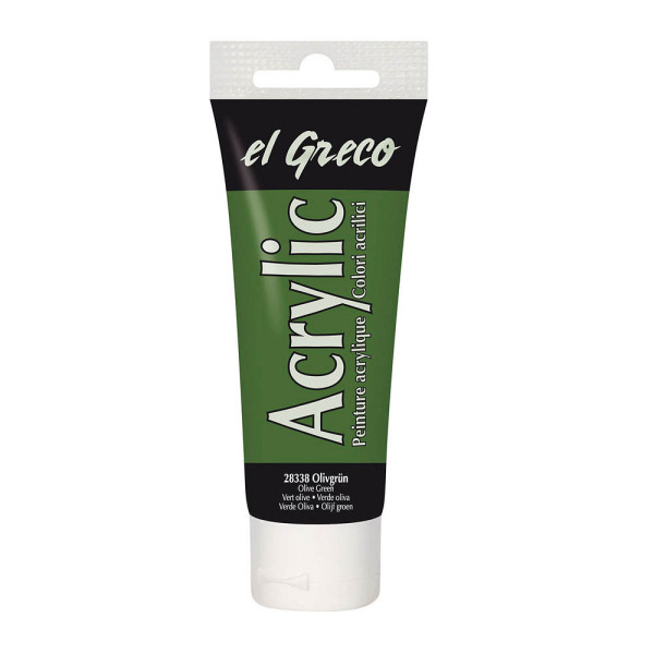 4000798283384 - El Greco Acrylic Tube olivgrün 75 ml Künstlerfarben - Kreul 4000798283384 - El Greco Acrylic Tube olivgrün 75 ml Künstlerfarben - Kreul