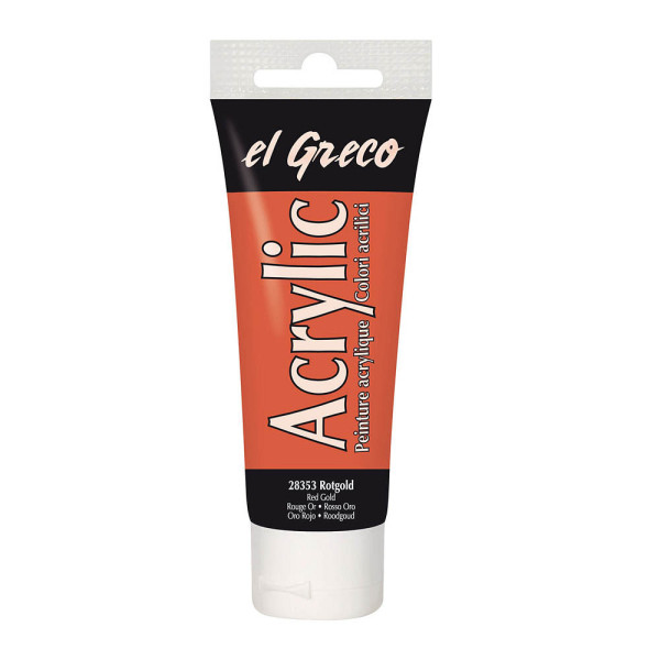 4000798283537 - El Greco Acrylic Tube rotgold 75 ml Künstlerfarben - Kreul 4000798283537 - El Greco Acrylic Tube rotgold 75 ml Künstlerfarben - Kreul