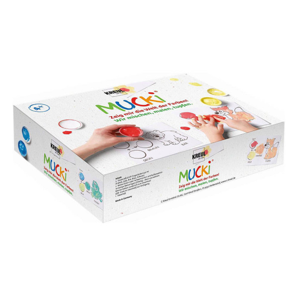 4000798291006 - MUCKI Wir mischen malen tupfen Fingerfarben farbsortiert 4000798291006 KREUL 4000798291006 - MUCKI Wir mischen malen tupfen Fingerfarben farbsortiert 4000798291006 KREUL