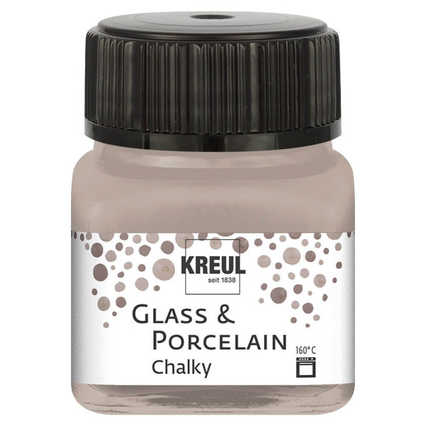 4000798119669 - Glass & Porcelain Chalky noble nougat 20 ml Künstlerfarben - Kreul 4000798119669 - Glass & Porcelain Chalky noble nougat 20 ml Künstlerfarben - Kreul