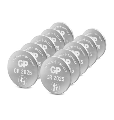 Knopfzellen CR2025 3,0 V