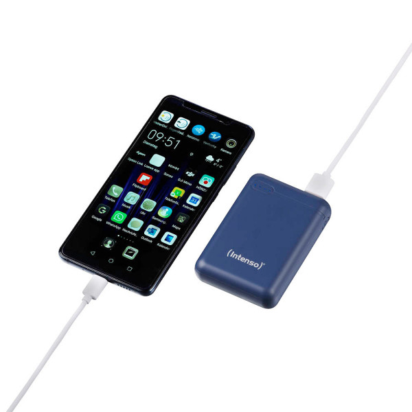 4034303028498 - 7313535 Mobile Stromversorgung Powerbank XS10000 dkblue 10000 mAh inkl USB-A to Type-C 7313535 4034303028498