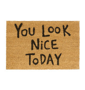Fußmatte 10020185_0 YOU LOOK NICE, 40x60cm, rechteckig, für Innenbereich