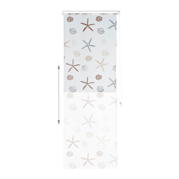 4052025926267 - Duschrollo Ocean wasserabweisend Muschel Badrollo Wanne u Dusche Deckenmontage 80x240cm semitransparent - Relaxdays 4052025926267 - Duschrollo Ocean wasserabweisend Muschel Badrollo Wanne u Dusche Deckenmontage 80x240cm semitransparent - Relaxdays