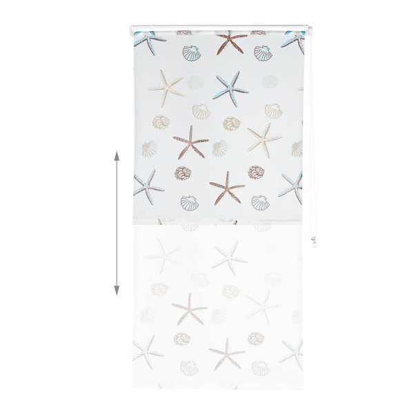 4052025926281 - Duschrollo Ocean wasserabweisend Muschel Badrollo Wanne u Dusche Deckenmontage100x240cm semitransparent - Relaxdays 4052025926281 - Duschrollo Ocean wasserabweisend Muschel Badrollo Wanne u Dusche Deckenmontage100x240cm semitransparent - Relaxdays