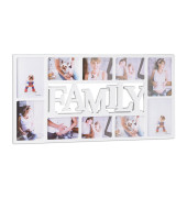 Collage-Bilderrahmen Familie weiß 72,0 x 36,5 cm