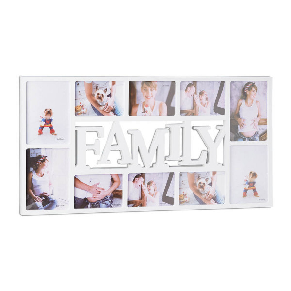 4052025959692 - Bilderrahmen Familie Fotorahmen für 10 Bilder Collage Family zum Hinhängen HxBxT 365 x 72 x 2 cm weiß - Relaxdays 4052025959692 - Bilderrahmen Familie Fotorahmen für 10 Bilder Collage Family zum Hinhängen HxBxT 365 x 72 x 2 cm weiß - Relaxdays