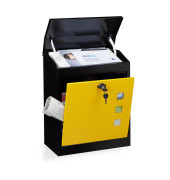 Briefkasten 10020775 schwarz gelb