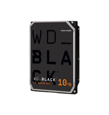 interne Festplatte BLACK WD101FZBX, schwarz/silber, 3,5 Zoll (8,89cm), 10 TB, HDD