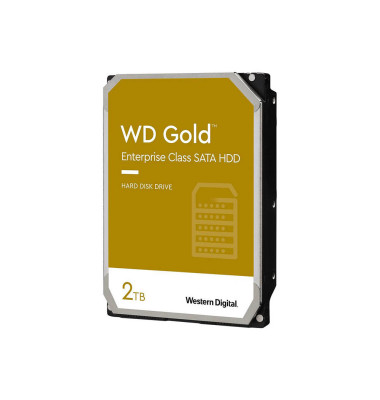 interne Festplatte Gold WD2005FBYZ, schwarz/silber, 3,5 Zoll (8,89cm), 2 TB, HDD
