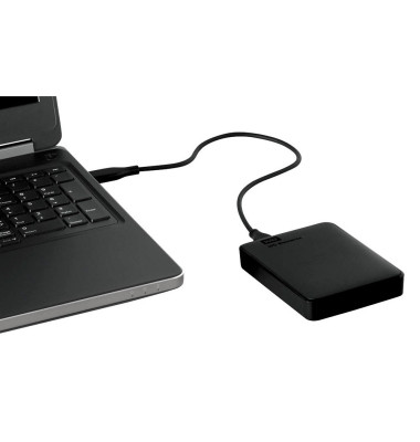externe Festplatte Elements Portable WDBU6Y0015BBK-WESN, schwarz, 2,5 Zoll (6,35cm), 1,5 TB, HDD