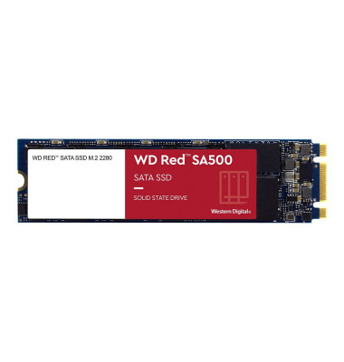interne Festplatte Red SA500 WDS200T1R0B, schwarz, M.2, 2 TB, SSD interne Festplatte Red SA500 WDS200T1R0B, schwarz, M.2, 2 TB, SSD