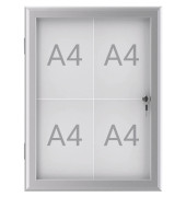 Schaukasten Excite alu 4x DIN A4