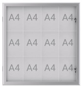 Schaukasten Excite alu 12x DIN A4