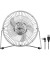USB-Ventilator 62062 1-stufig silber
