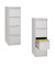 H&auml;ngeregistraturschrank 100293, lichtgrau, 4 Schubladen, 1-bahnig