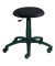 Hocker 1282 S 30 572 myKENNY, schwarz, mit Rollen, höhenverstellbar, bis 100kg