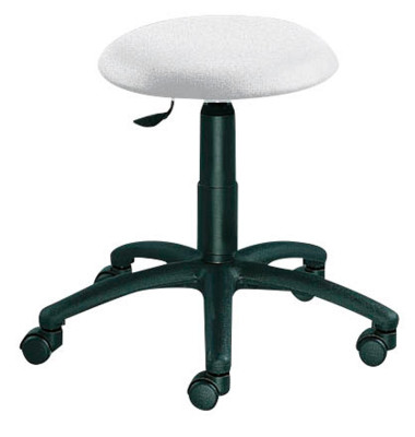 Hocker 1282 S 30 582 myKENNY, weiß, mit Rollen, höhenverstellbar, bis 100kg Hocker 1282 S 30 582 myKENNY, weiß, mit Rollen, höhenverstellbar, bis 100kg