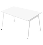 X3 Schreibtisch weiß rechteckig