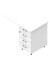 Standcontainer weiß 4 Auszüge