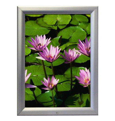 Plakat-Klapprahmen UCH255N0A0X2950, silber, A0, Aluminium Plakat-Klapprahmen UCH255N0A0X2950, silber, A0, Aluminium
