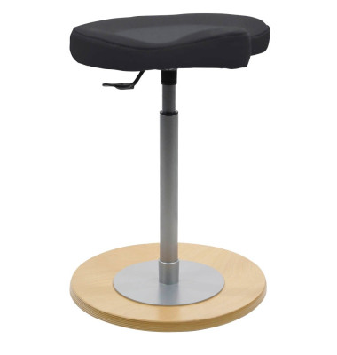 Stehhocker 1168_N_30572 myERGOSIT, schwarz, h&ouml;henverstellbar, bis 120kg