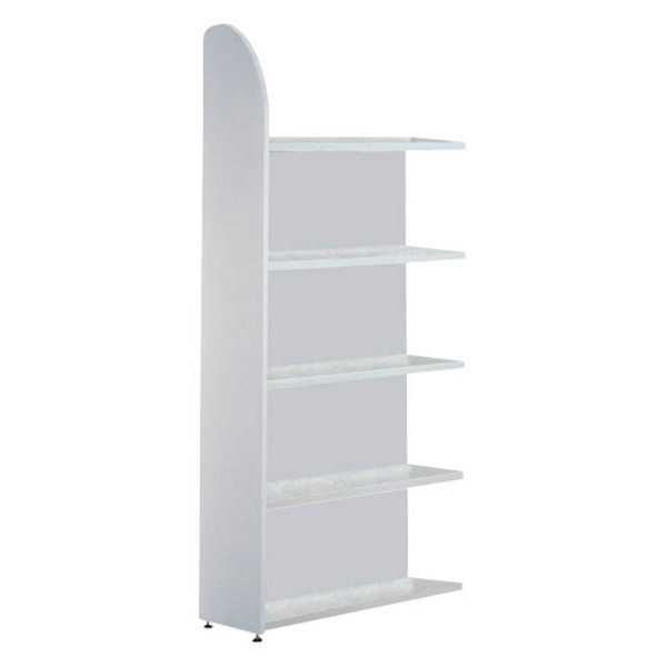 4044917368309 - Büroregal Dante® Anbauregal H 1900 x B 800 mm Rückwand lichtgrau