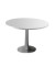Konferenztisch ohne COTC12C/GRA, 74cm (H), 120x120cm (BxT), rund, lichtgrau / silber