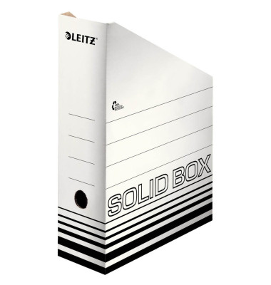 Archiv-Stehsammler Solid 4607-00-01, A4, weiß, Wellpappe