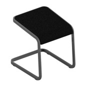 Hocker OCSTOB01/2ZDG C-STOOL, schwarz, bis 110kg