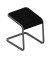 Hocker OCSTOB01/2ZDG C-STOOL, schwarz, bis 110kg