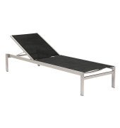 Sonnenliege Marbella schwarz