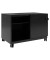 Rollcontainer CADM08RH-633 Note Caddy, schwarz, 2 Schubladen, Stahl, abschlie&szlig;bar