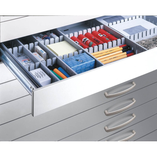 4025314488760 - C+p Möbelsysteme - c+p Schubladen-Einteilung aus Kunststoff in der Breite mit Raster 4025314488760 - C+p Möbelsysteme - c+p Schubladen-Einteilung aus Kunststoff in der Breite mit Raster