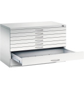 7100 Planschrank grau/grau 8 Schubladen