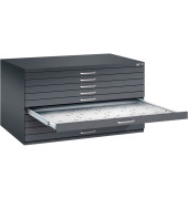 7200 Planschrank schwarz/schwarz 10 Schubladen
