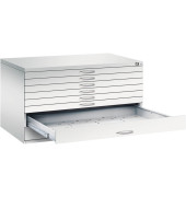 7200 Planschrank grau/grau 8 Schubladen