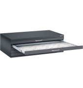 7200 Planschrank schwarz/schwarz 5 Schubladen
