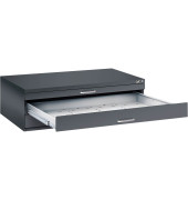 7200 Planschrank schwarz/schwarz 3 Schubladen