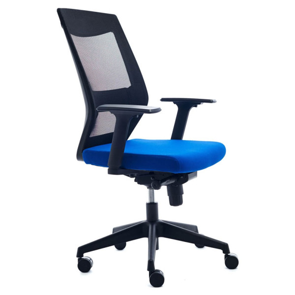 8427951908308 - Bürostuhl 908-3 Lumbar Mesh mittelhohe Rückenlehne blau schwarz 8427951908308 CEP