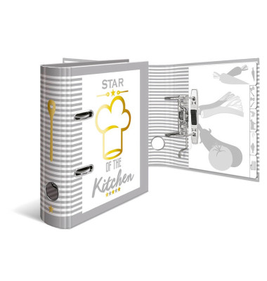 Motivordner Ordner A5 Star of the Kitchen 15416, A5 hoch 70mm breit