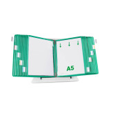 Sichttafelsystem DIN A5 grün mit 20 St. Sichttafeln