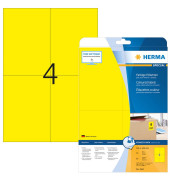 Etiketten Special 4561, gelb, 105x148mm, rechteckig