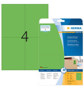 Etiketten Special 4564, gr&uuml;n, 105x148mm, rechteckig